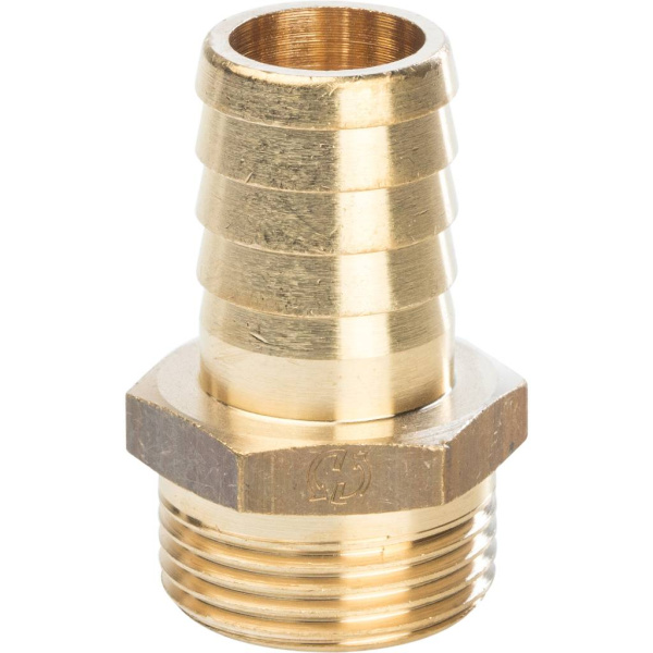 Штуцер 3/4" - 25 наруж. ЛАТУНЬ  GF