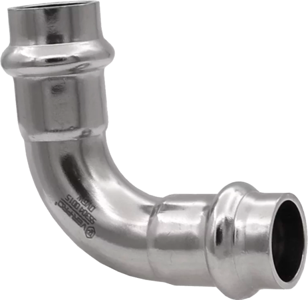 Уголок 90° внутренний/внутренний из нержавеющей стали 54 х 54  "VER-PRO" (4/2шт)