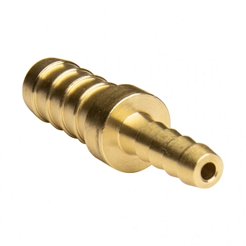 Соединитель латунный  8 * 10  для резинового шланга LEXLINE