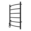 Полотенцесушитель VERONA 500/800 электрический L 6 перек. AZARIO(черный) (88219)