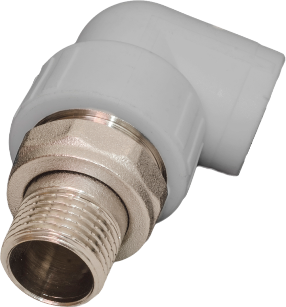 Разборное соединение, колено - наружная резьба для радиатора  20X3/4''