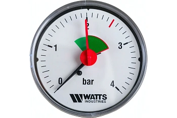 Манометр аксиальный F+R101 G1/4" 63мм (0- 4bar) Watts 