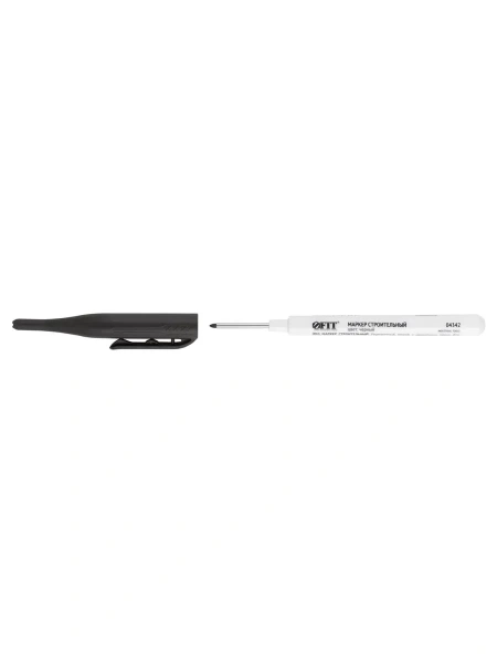 Маркер строительный перманентный, тонкий, удлиненное перо, черный Магазин сантехники Нижний Новгород