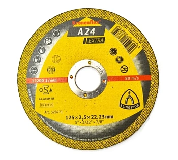 Диск отрезной металл 125х2,5х22 (25шт) Германия