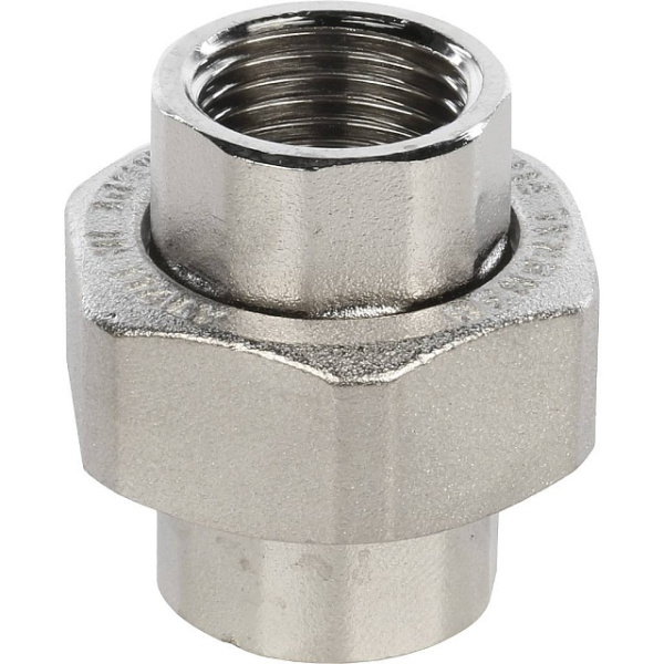 Разъемное соединение "американка" в/в никелированное Stout