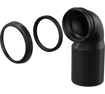 М906 Колено комплект диам.90/диам.110 k A100 (L=200мм от центра) M906