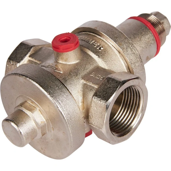 Редуктор давления поршневой PN25 вн/вн 1" с выходом под манометр ROMMER Магазин сантехники Нижний Новгород