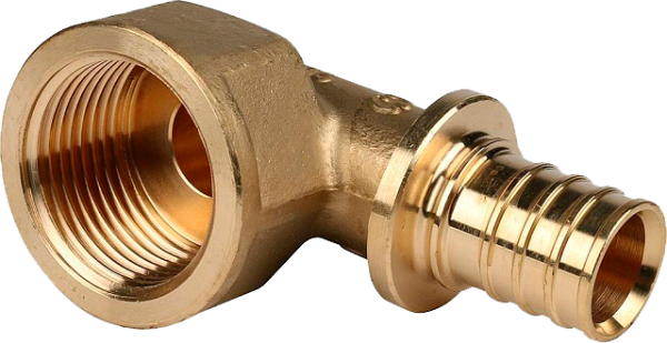 Угольник с вн. резьбой 25x1" STOUT для сшитого п/э