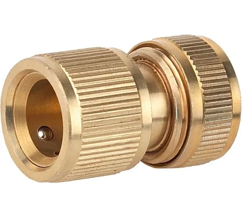 GRINDA BC-12A, 1/2", с автостопом, из латуни, для шланга, быстросъемный соединитель, PROLine