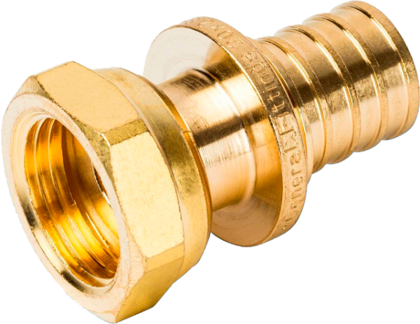 Переходник с нак. гайкой 20x1/2" STOUT для сшитого п/э