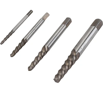Набор экстракторов Профи, быстрорежущая HSS сталь, 4 шт.