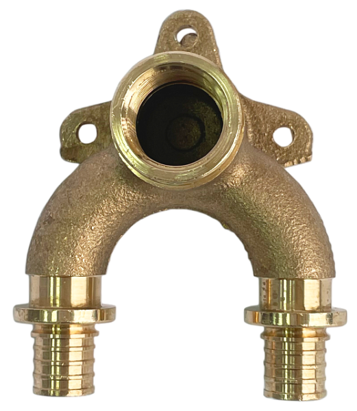 Угольник настенный Проточный 16x1/2  STOUT для сшитого п/э