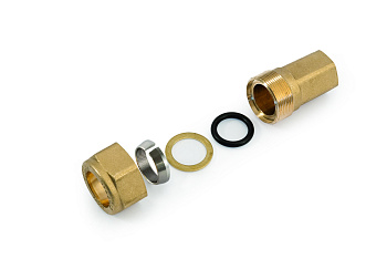 Соединение внутр   1/2"х1/2" для ст.трубы GF