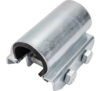 Хомут ремонтный  1/2 " (21,3мм) оцинкованный ширина 70мм односторонний