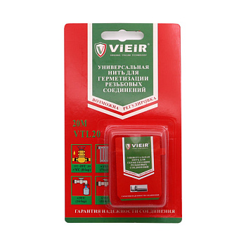Универсальная нить для герметизации резьбовых соединений 20 м. "VIEIR"