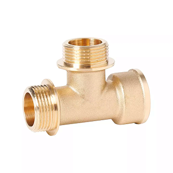 Тройник ViEiR штуцер-штуцер-гайка 