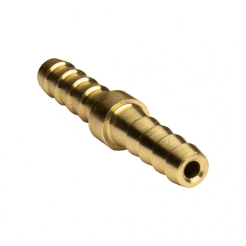 Соединитель латунный 14 для резинового шланга LEXLINE