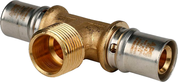 ПРЕСС Тройник с нар. резьбой 20х3/4"х20 (АРЕ)