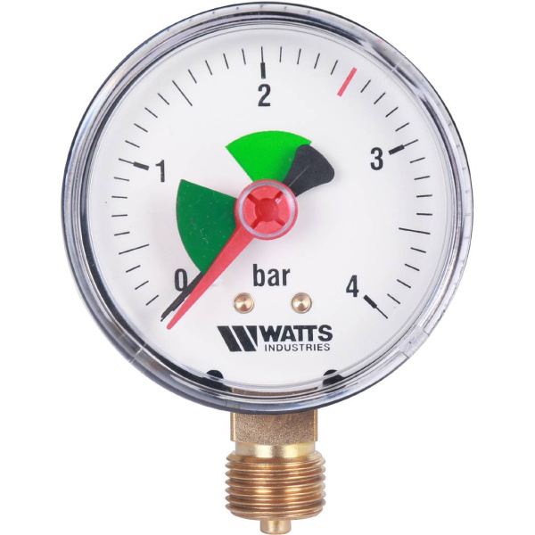 Манометр радиальный F+R201 G3/8" 63мм (0- 4bar) Watts 