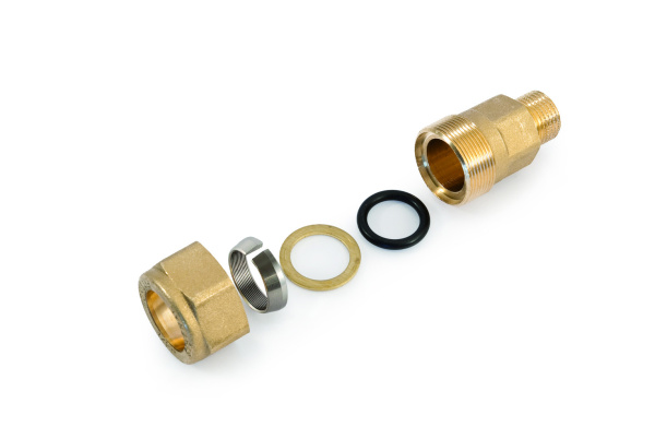 Соединение наружное   1/2"х1/2" для ст.трубы GF