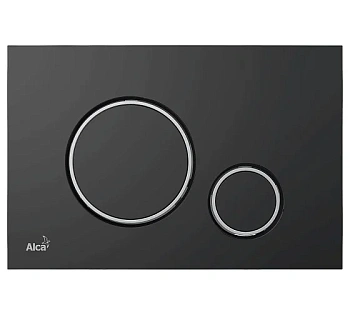 М 778  Кнопка управления Alca Plast  (черный-матовый - хром )
