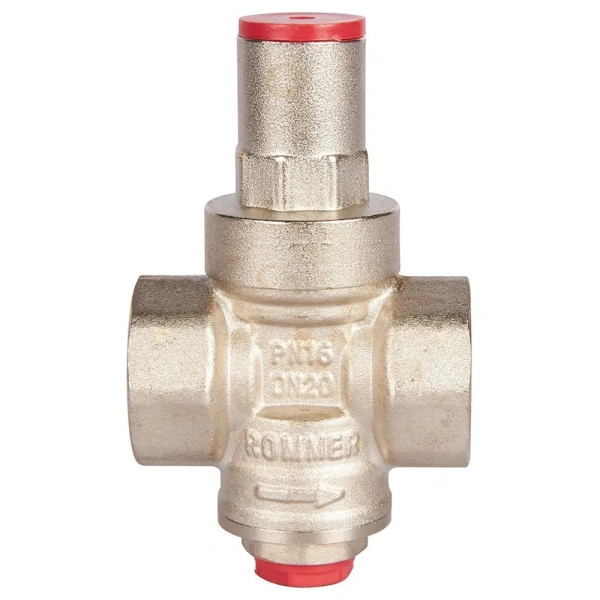 Редуктор давления поршневой PN16 вн/вн  3/4" с выходом под маномент ROMMER