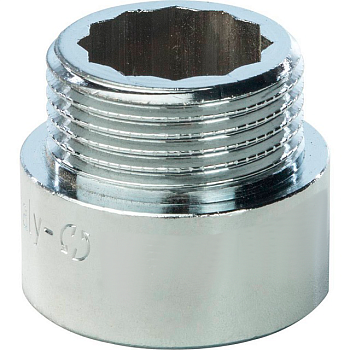 Удлинительная гайка  усилен. 1" х 15  хром GF-Stout