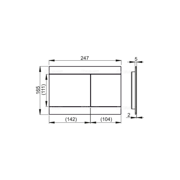 Кнопка систем инст. Alca Plast  FUN-ANTIC