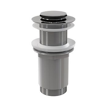 A394 Водослив д/умывальника click/clack 5/4"с малой заглушкой (без перелива)