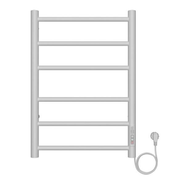 Полотенцесушитель PARMA 400/600 электрический R 6 перек. AZARIO(белый) (88227) Магазин сантехники Нижний Новгород