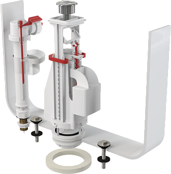 Выпускной комплект нижний 1/2" с мет.резьбой и двойной кнопкой (16/1) (SA 08 ASK SA 08 SK 1/2)