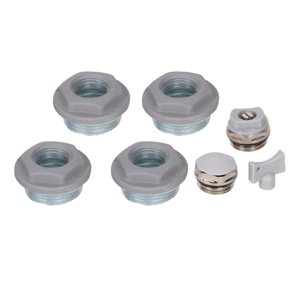 Комплект монтажный Royal Thermo 1”х1/2" серебристый