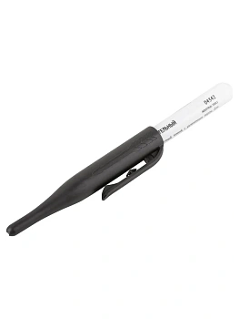 Маркер строительный перманентный, тонкий, удлиненное перо, черный