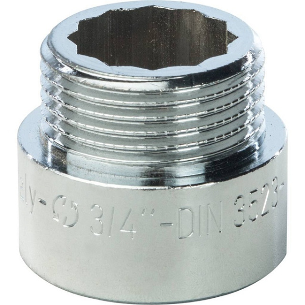 Удлинительная гайка  усилен.  3/4" х  15  хром GF-Stout