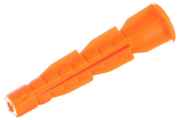 Дюбель универсальный (оранж) с бортом10х60 (500/1)