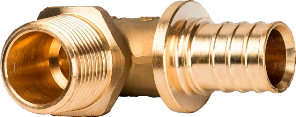 Угольник с нар. резьбой 25x3/4" STOUT для сшитого п/э