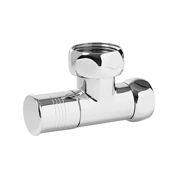 Кран угловой для полотенцесушителя 1/2*F(В) *1F(В) " (круглый) (VIEIR)
