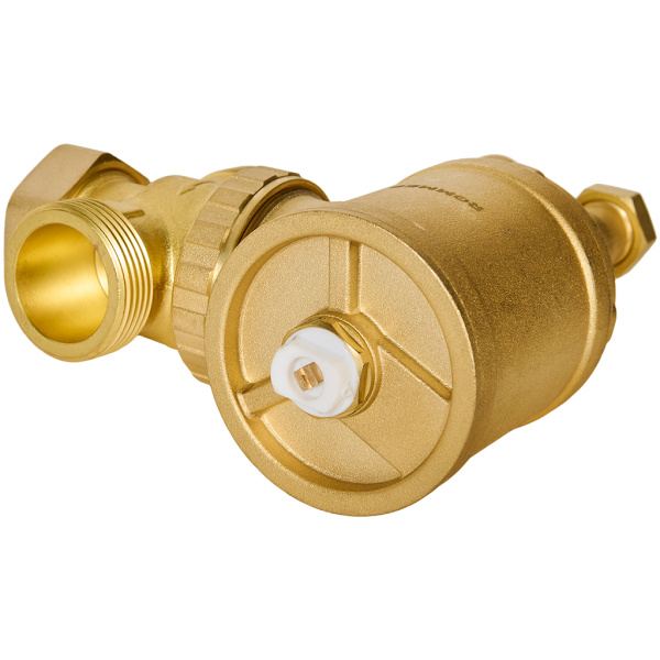 Магнитный сепаратор шлама 1 1/4" ROMMER, поворотный универсальный НР корпус- латунь