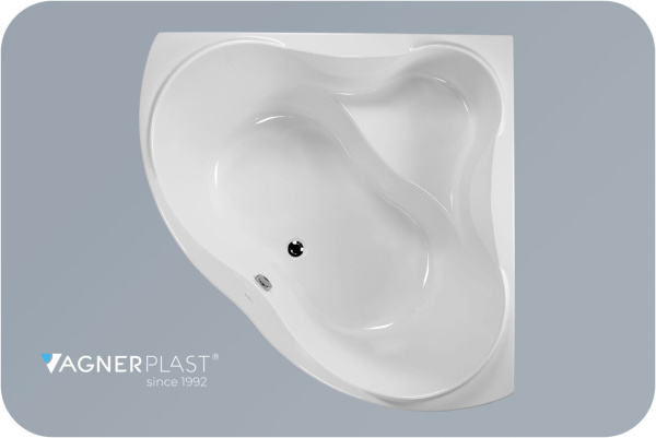 Iris 143х143х45 см - Ванна акриловая угловая + комплект ног