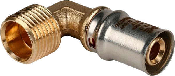 ПРЕСС Угол с наруж.резьб.  16х1/2" (АРЕ-Stout)