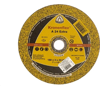 Диск отрезной металл 180х3х22 (25шт) Германия