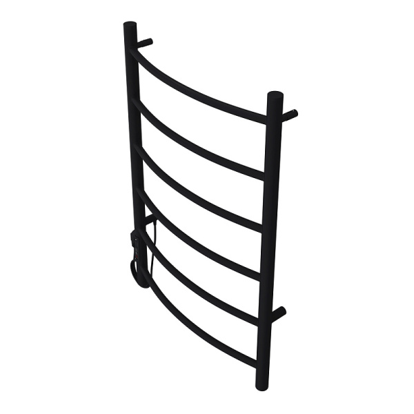 Полотенцесушитель VERONA 500/800 электрический L 6 перек. AZARIO(черный) (88219) Магазин сантехники Нижний Новгород