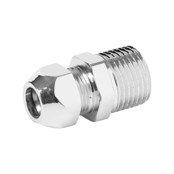 Прямой концевик цанга 1/2"10мм нар.резьба "ViEiR"