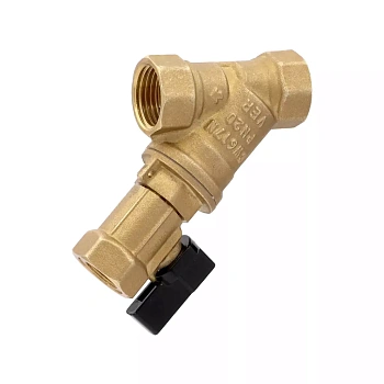 Косой фильтр с дренажным краном 1/2" (120/12шт) Vier