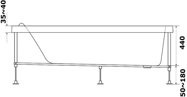 Ванна Тенза 170*70 NEW Магазин сантехники Нижний Новгород
