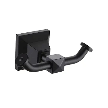 ALTRE Крючок двойной, черный матовый