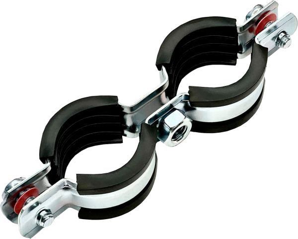 Хомут  УралПроф ДВОЙНОЙ  1/2" (20-24мм) (130/10)