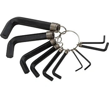 Ключи шестигранные на кольце 10 шт. ( 2-14 мм )