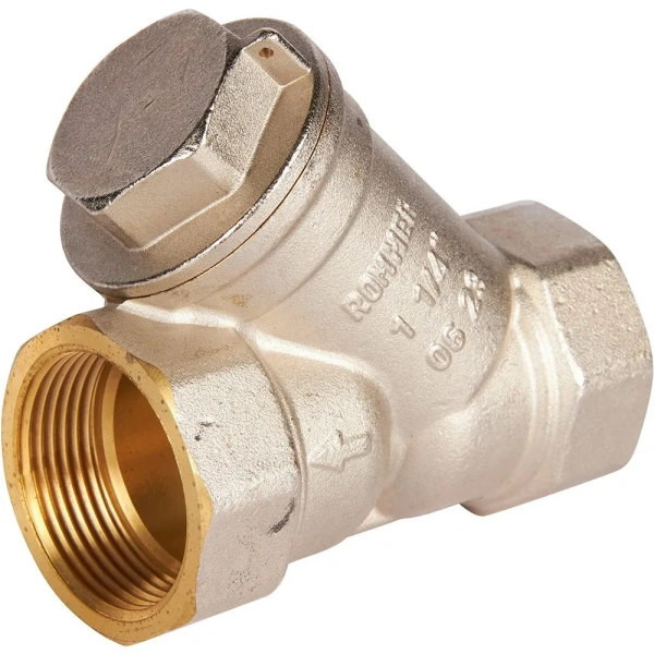 Фильтр грубой очистки косой 500 мкр. 1 1/ 4"  ROMMER Магазин сантехники Нижний Новгород