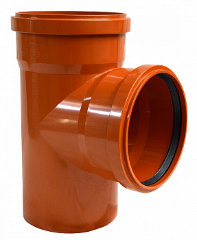 Тройник DN 160/160/87° СИНИКОН НПВХ